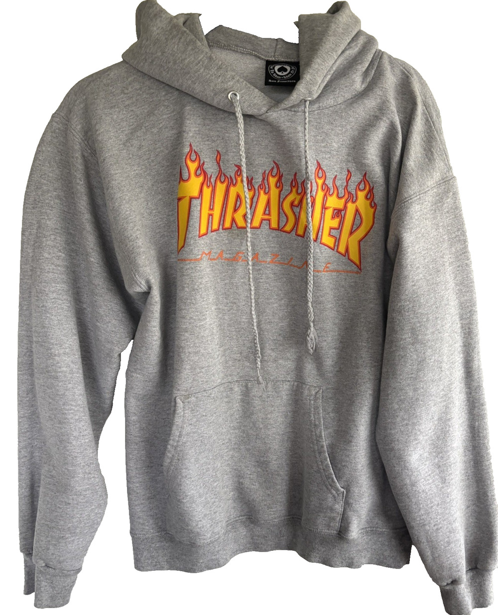 Thrasher Magazine Hoodie Gray Jacket Unisex Adults Size Small